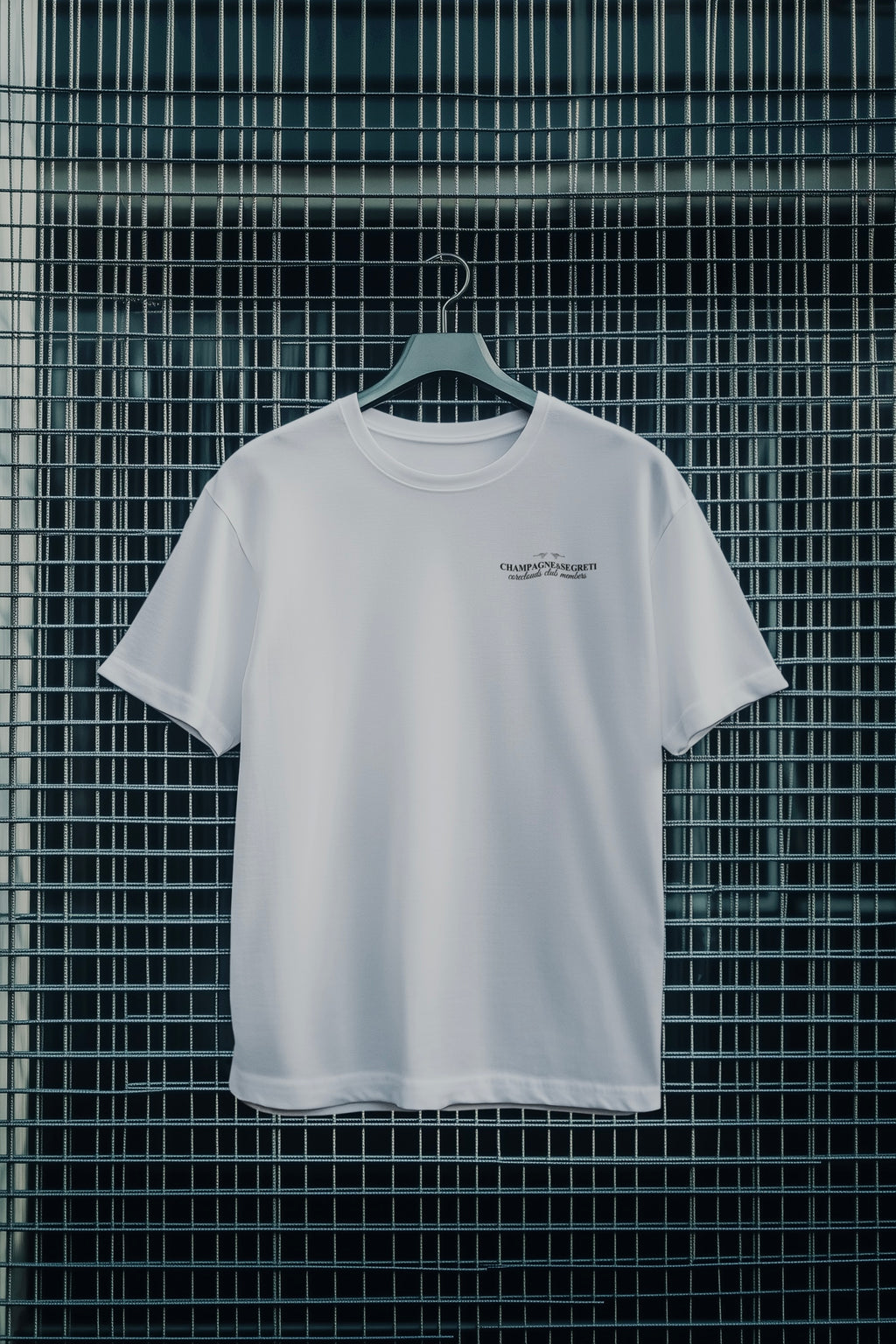 Playera acanalada blanca | core